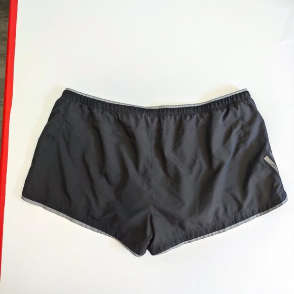 Adidas Supernova athletic short grey with 3 light grey stripes women's size L - Picture 2 of 12